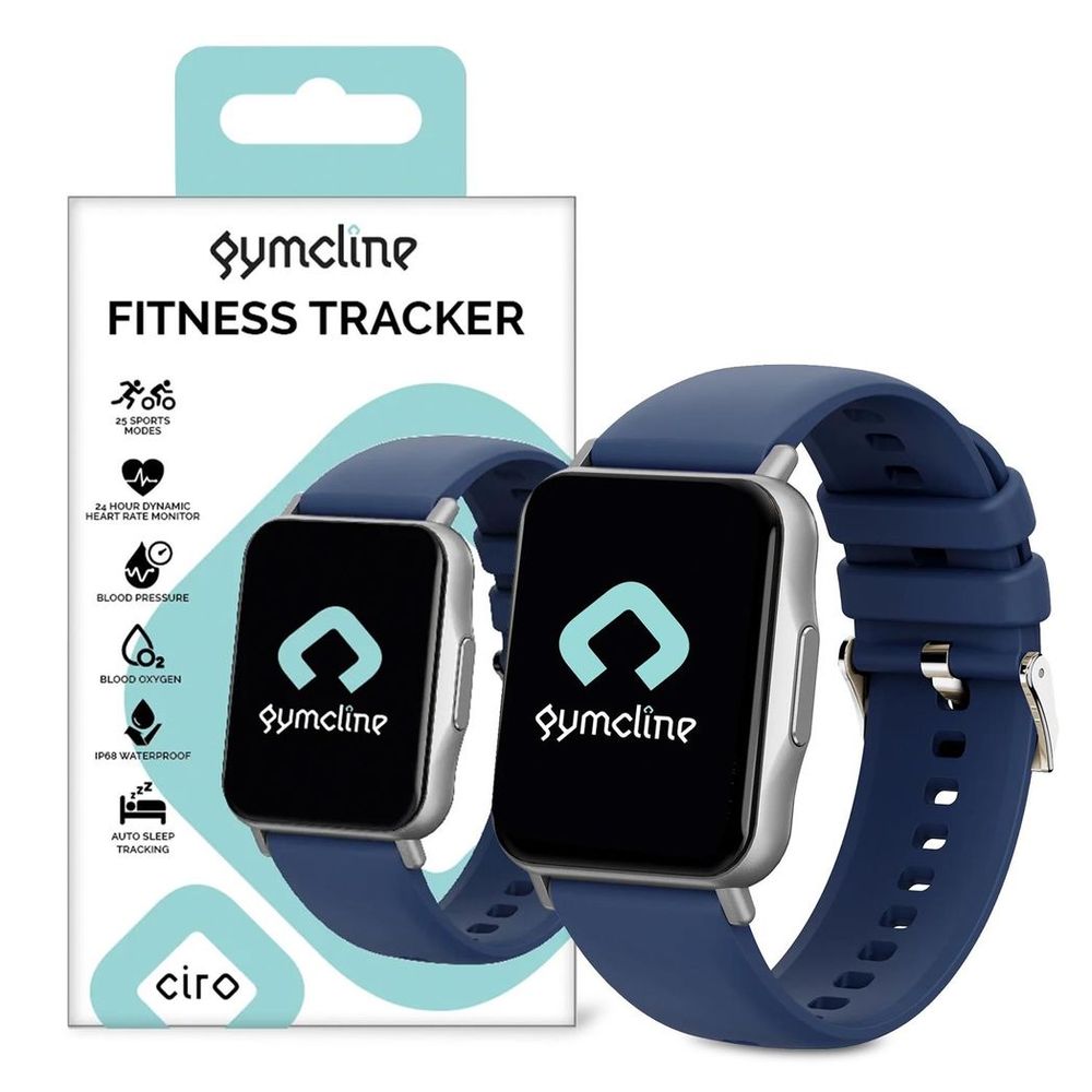Gymcline Ciro Fitness Tracker - 25 Sports Modes, Water Resistant