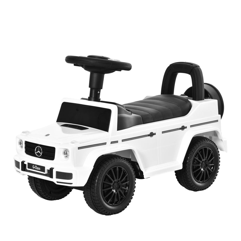 3 in 1 Kids Ride On Car Licensed Foot To Floor Slider Toddler Push Along NO POWER White 12-36 months