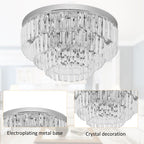 Crystal Ceiling Lamp - 7 Lights, Elegant Chandelier - Fixture for All Decor