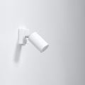 White Rotating Tube Wall Lamp - Modern Loft Design GU10 - Stylish & Versatile Lighting Solution
