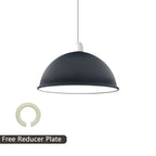 Vintage Industrial Easy Fit Dome Shaped Lamp Shade Ceiling, Pendant, Wall Light Metal E27 Light Fitting 60W in Metal