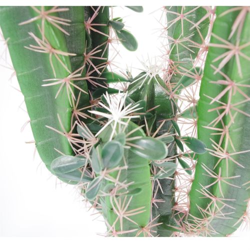 75cm Artificial Cactus with pot with Leaf Detail