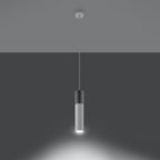 Modern Pendant Lamp: Steel & Concrete Design - GU10