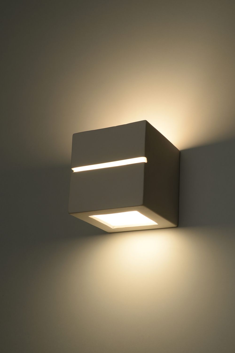 Ceramic LED Wall Lamp - Classic Design, Paintable - Modern Lighting for Living Room, Bedroom, Hallway
