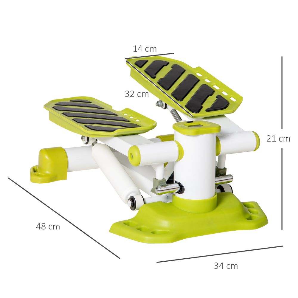 Portable Mini Stepper, Steppers for Exercise Workout with LCD Display for Home Gym Office, Yellow