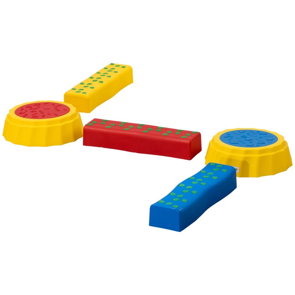 Non-Slip Kids Stepping Stones - Set of 5 - Fun, Safe, and Durable - for Improving Balance and Coordination