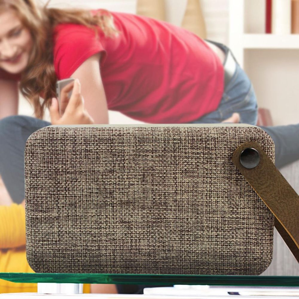 Fabric Bluetooth Speaker - Portable V4.1, Brown