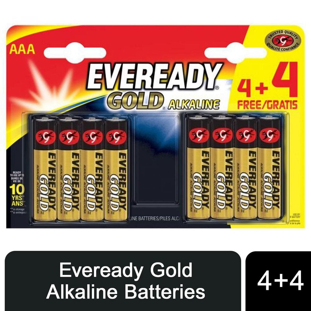 AAA Alkaline Battery - Pack of 8