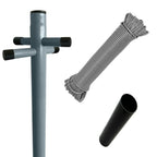 Clothes Post 2.4m Overall Hight Heavy Duty Pole Washing Line Support