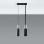 Modern Pendant Lamp: Steel & Concrete Design, Stylish - for Any Interior!