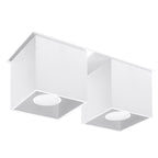 Quad Collection: Modern Design Ceiling Lamp, Aluminum, GU10 - Stylish Lighting!