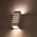 Ceramic and Glass Wall Lamp - Modern Design - E27 Socket