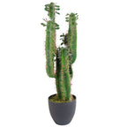75cm Artificial Cactus with pot with Leaf Detail