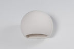 LED Ceramic Globe Wall Lamp - Classic Design, Paintable - 27 inches