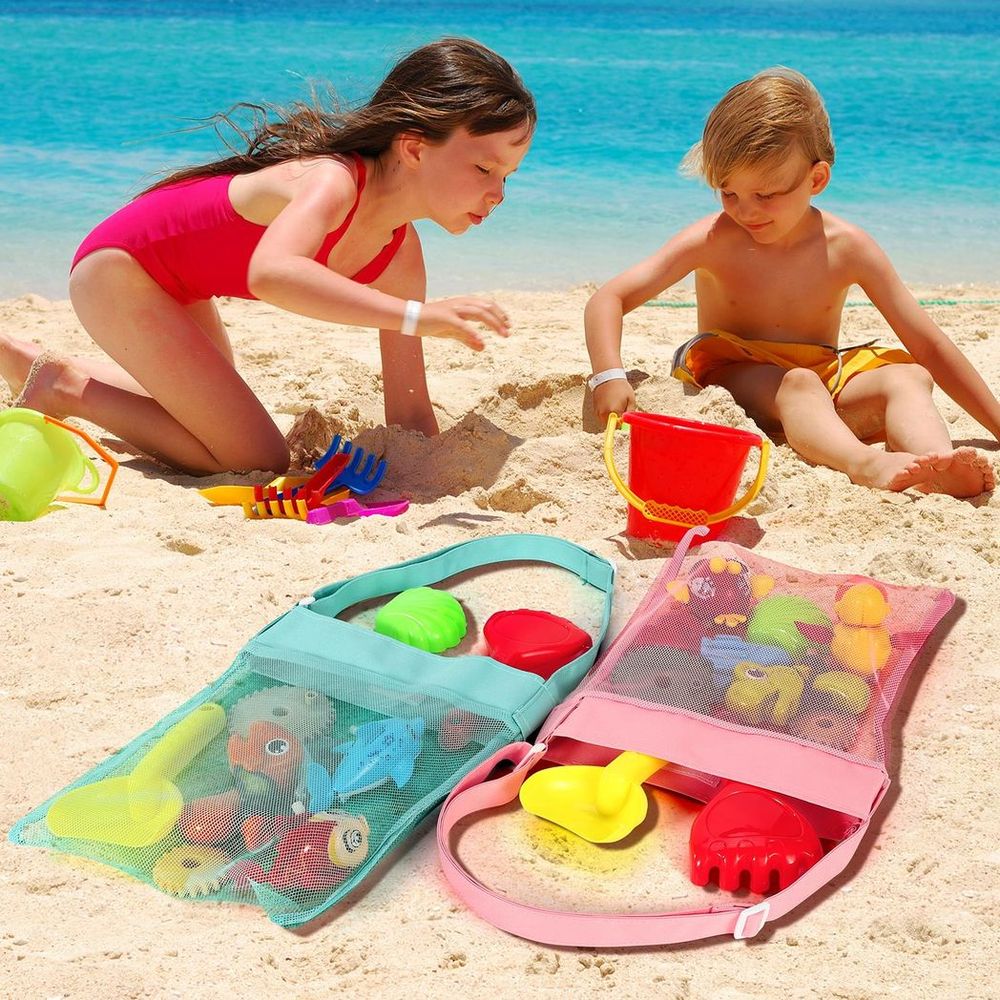 SET OF 4 BEACH BAGS: Keep Sand Away, Durable & Scalable