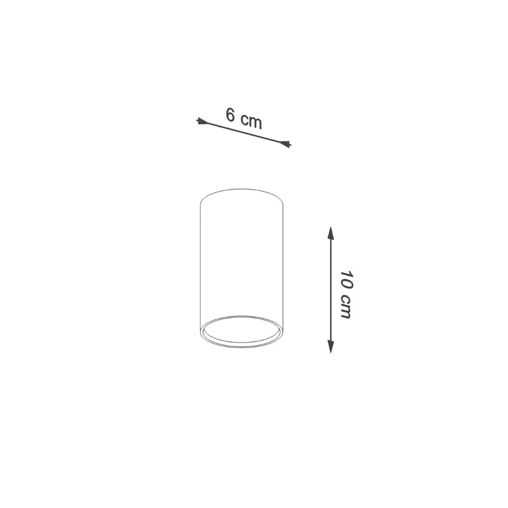 Ceiling lamp steel Lagos modern Design GU10 in Steel