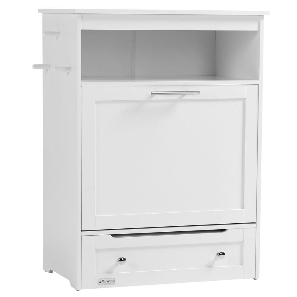 Pet Feeder Station Dog and Cat Food Storage Feeding Station Food Cabinet