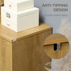 Chevron Door Storage Cabinet - Natural Wood - Ideal for Living Room
