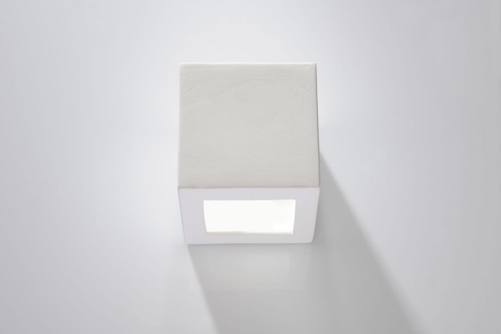 Ceramic Wall Lamp - Classic Design, Paintable
