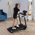 High-Speed Folding Treadmill - 500W Motor, 12km/h, Preset Programs