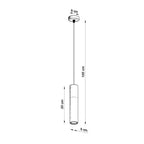 Pablo Pendant Lamp: Steel & Wood, Modern Design, GU10