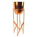 Handcrafted 55cm Copper Planter Set