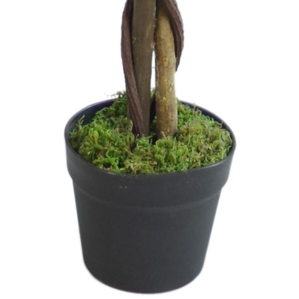 110cm Large Artificial Ficus Tree - Realistic & Bushy Design - for Hallways & Large Spaces - Easy to Shape