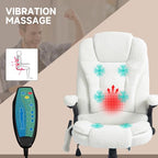 Office Chair w/ Heating Massage Points Relaxing Reclining