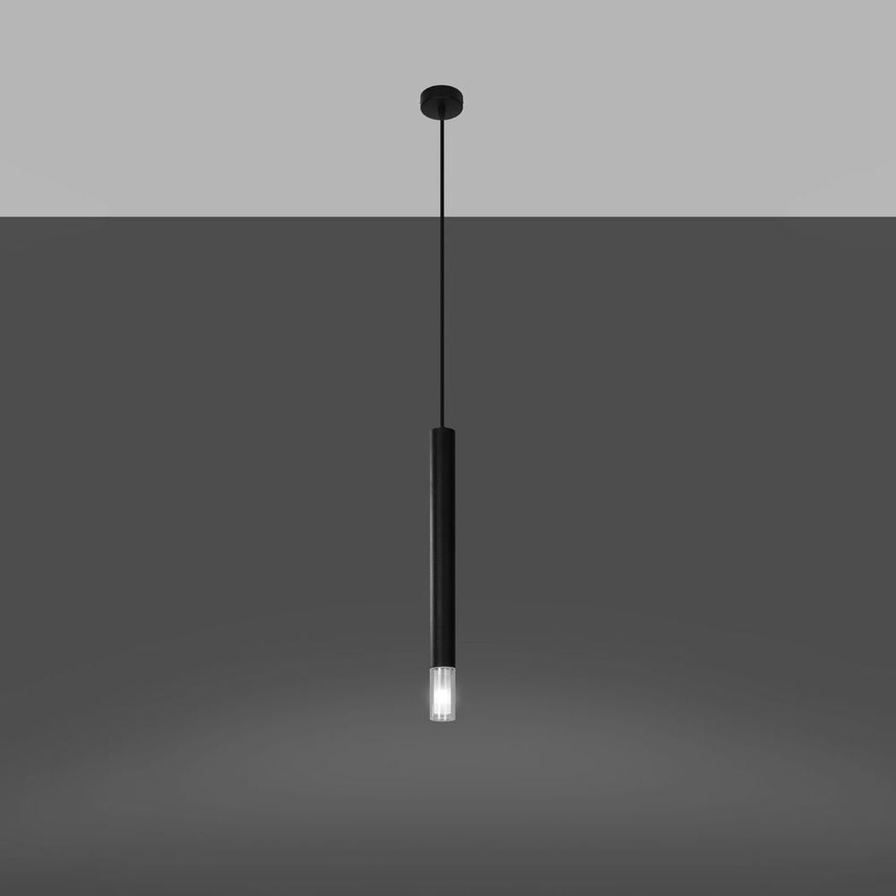 Modern Pendant Lamp - Steel & Glass - G9 - Stylish Design