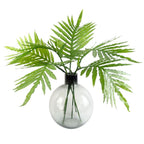 40cm Grey Smoke Glass Vase - Oversized Vase for Stunning Floral Displays