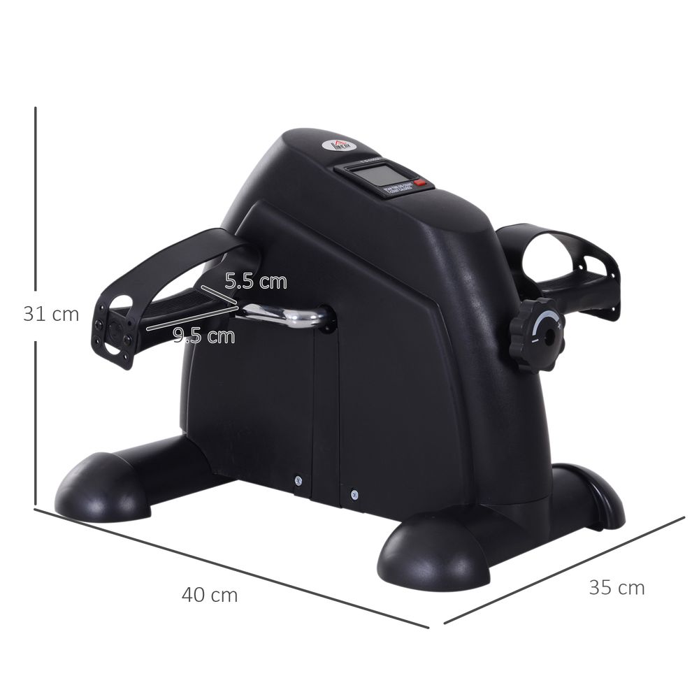 Mini Exercise Bike Portable Pedal Exerciser Arm Leg Cycle Gym Fitness LCD Display