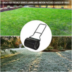 60L Steel Garden Roller - Easy Push & Pull - Fast & Efficient Rolling