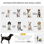 3 Wheel Pet Stroller - Yellow - Medium Small Dogs Cat Pram - Foldable & Stylish