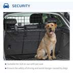Heavy Duty Pet Dog Guard Wire Mesh Car Barrier Adjustable Auto SUVs Vehicle Fence Safety Grill Black