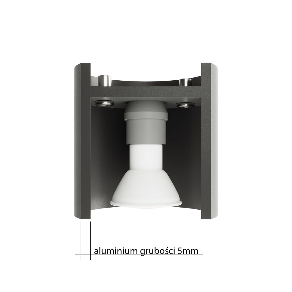 Ceiling lamp aluminum modern Design GU10 in Aluminum
