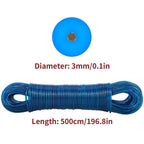 Blue 50M Washing Line Rope