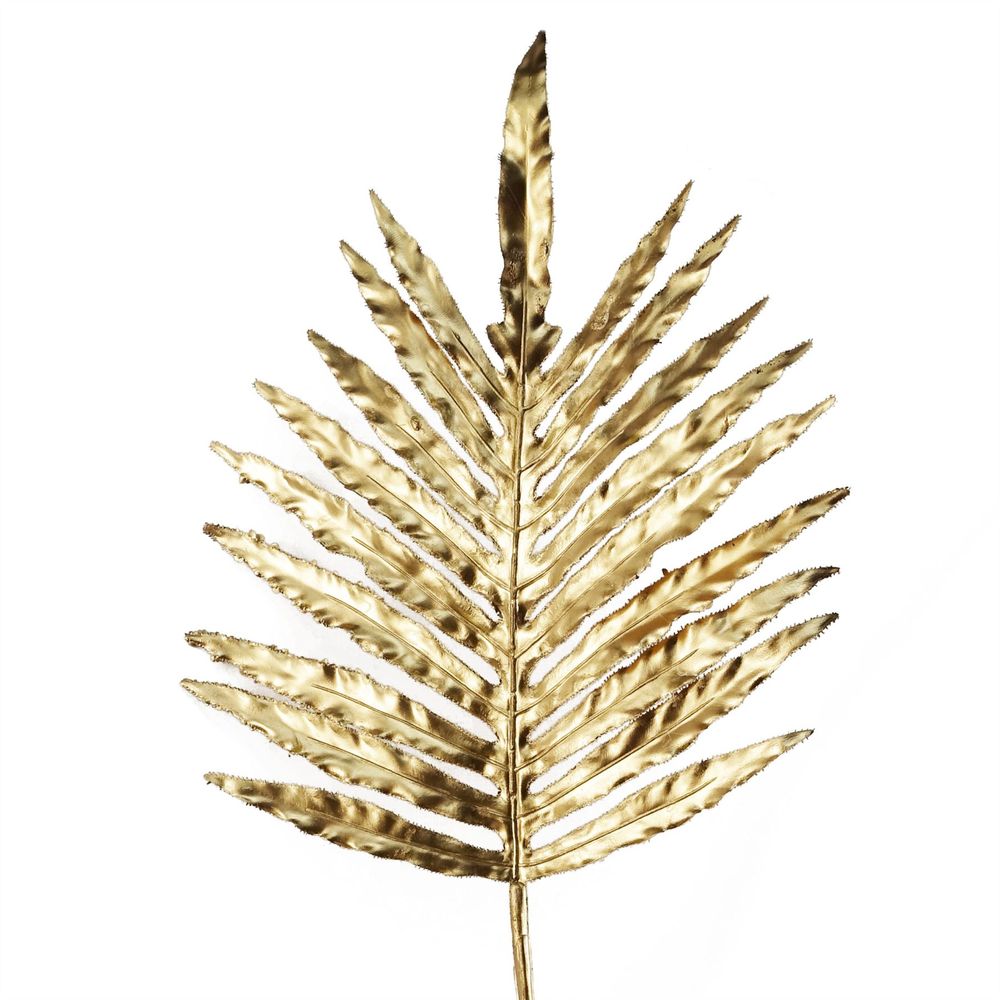 Artificial Palm Leaf - Gold, 95cm, Pack of 6