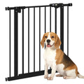 Adjustable Safety Gate - Keep Pets Safe, Easy Assembly, Black