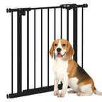 Adjustable Safety Gate - Keep Pets Safe, Easy Assembly, Black