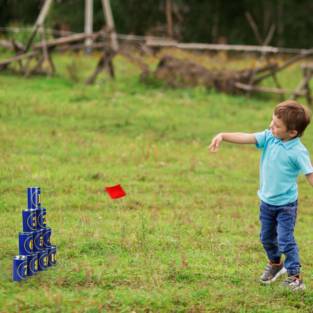 Fun with Tin Can Alley Game - Hours of Laughter & Enjoyment for All Ages - Lightweight & Durable - Great Gift Idea - Indoor & Outdoor!