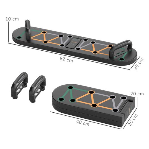 11-in-1 Foldable Push Up Board, Press Up Handles for Home Gym