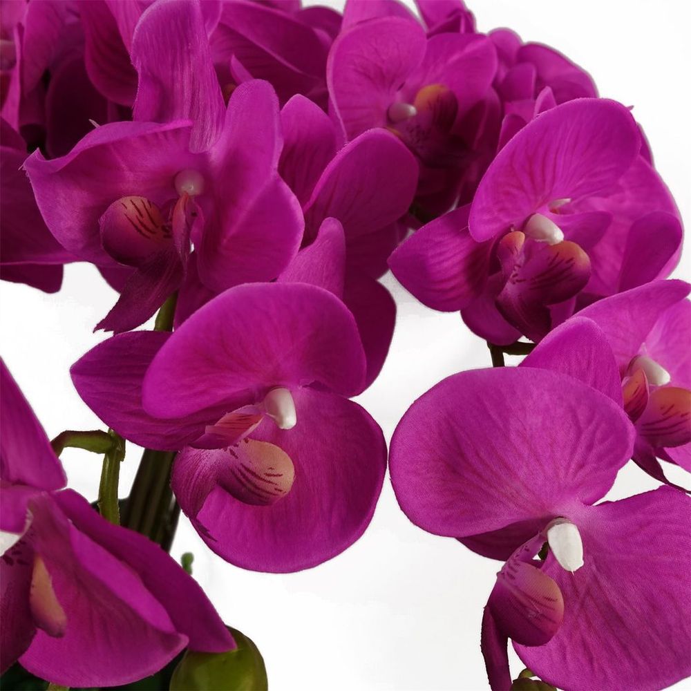 85cm Dark Pink Artificial Deluxe Orchid - and Exquisite Craftsmanship