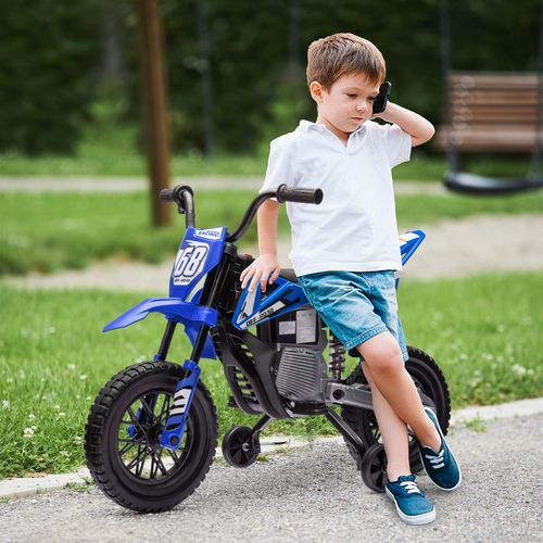 12V Kids Electric Motorbike w/ Twist Grip Throttle, Music