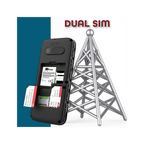 Black Dual SIM Mobile w/ USB Cable - Unlocked for any SIM card, Pay As You Go SIM Included