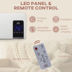 2000W Wall Mounted Ceramic Heater with Remote Control for Home