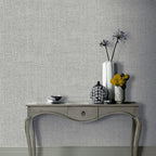 Luxurious Hessian Mid Grey Rugs - Stylish