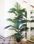 140cm Large Artificial Palm Tree - Realistic Greenery for Home - No Maintenance Needed