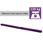 2.4M Balance Beam Trainer - Foldable, Performance Gymnastics - Purple - Highest Quality
