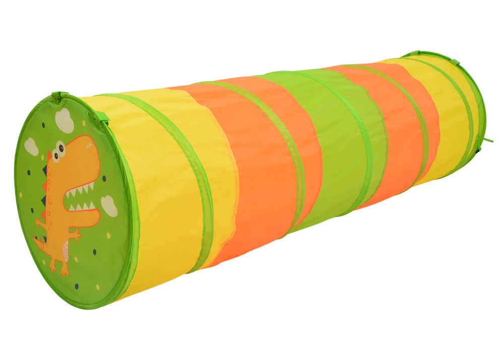 Play Tunnel Green Pop Up Dino Dinosaur Indoor or Outdoor Garden Play Tent for Kids Childrens