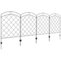 Decorative Garden Fencing: 43in x 11.4ft Steel Edging, & Stylish